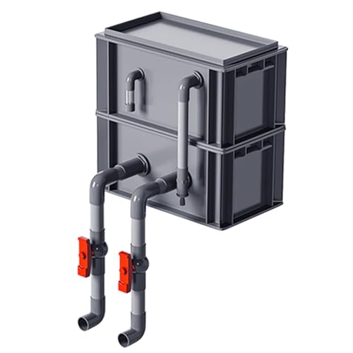 BTYQKZVPM Umwälzfilter-Tropfbox, Externer Aquarium-Wasserkreislauf-Filterkasten, 2/3-stufig, for Aquarien und Teiche, mehrere Größen(11.81x7.87x9.06in/30x20x23CM) von BTYQKZVPM