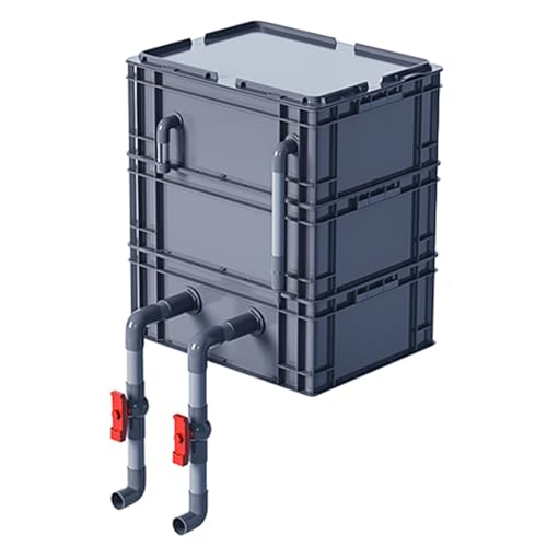 BTYQKZVPM Umwälzfilter-Tropfbox, Externer Aquarium-Wasserkreislauf-Filterkasten, 2/3-stufig, for Aquarien und Teiche, mehrere Größen(15.75x11.81x19.69in/40x30x50CM) von BTYQKZVPM