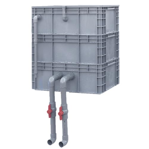 BTYQKZVPM Umwälzfilter-Tropfbox, Filterbox for Aquarien und Teiche, rot, mehrere Größen, Pumpe Filtermedien Nicht im Lieferumfang enthalten(23.62x15.75x27.17in/60x40x69CM) von BTYQKZVPM