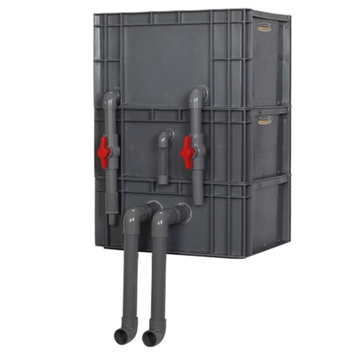 BTYQKZVPM Umwälzfilter-Tropfbox, Teich und Aquarium Außenfilterkasten Mehrstufig Kein Filtermedium Mehrfarbig Mehrere Größen(Red,15.75x11.81x22.05in/40x30x56CM) von BTYQKZVPM