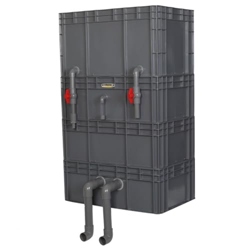 BTYQKZVPM Umwälzfilter-Tropfbox, Teich und Aquarium Außenfilterkasten Mehrstufig Kein Filtermedium Mehrfarbig Mehrere Größen(Red,23.62x15.75x38.98in/60x40x99CM) von BTYQKZVPM