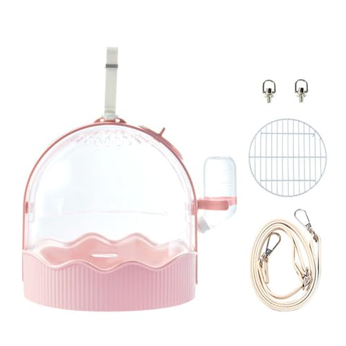 BUBEFSKD Haustierträger Käfig Tragbarer Papageienträger Außen Reiseband Mit 60 Ml Wasserflasche & Station Rahmen Lieferung Große Käfige Und Lebensräume Käfige Und Lebensräume Plastik BUBEFSKD Haustierträger Käfig Tragbarer Papageienträger Außen Reiseband Mit 60 Ml Wasserflasche & Station Rahmen Lieferung Große Käfige Und Lebensräume Käfige Und Lebensräume Plastik von BUBEFSKD