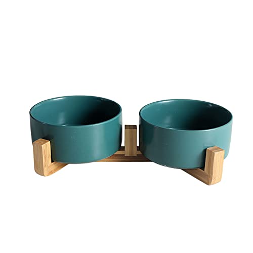 BUBEFSKD Keramicdog Bowl Mit Stand Dessert CeramicSalad Früchte Keramiccat Catfeeder Keramicdog Bowl Großem Stand von BUBEFSKD