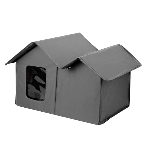 BUBEFSKD Windproofes Katzenhöhlenhaus Für Innenhäuser Freien Katzen Zusammenklappbar Kätzchen Vier Saison Schlafbett Welpe Zwinger Wasserdichtes Hund Winter Haustier Aus Verstecken BUBEFSKD Windproofes Katzenhöhlenhaus Für Innenhäuser Freien Katzen Zusammenklappbar Kätzchen Vier Saison Schlafbett Welpe Zwinger Wasserdichtes Hund Winter Haustier Aus Verstecken von BUBEFSKD