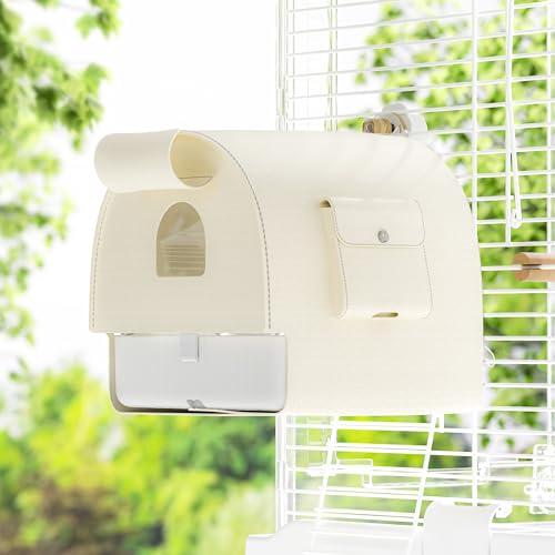 BUCATSTATE Badehaus Mit Mantel für Vogelkäfig, 3 in 1 Hängende Vogelbadewanne/Schüssel/Haus Vogeltränke Schüssel für Käfig, Vogelkäfig Zubehör Geeignet BUCATSTATE Badehaus Mit Mantel für Vogelkäfig, 3 in 1 Hängende Vogelbadewanne/Schüssel/Haus Vogeltränke Schüssel für Käfig, Vogelkäfig Zubehör Geeignet von BUCATSTATE