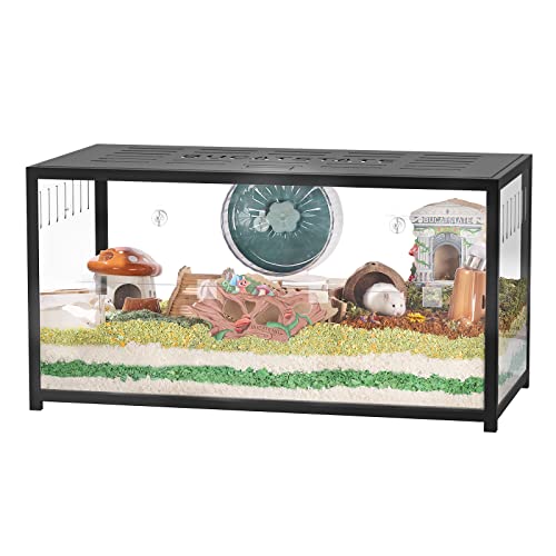 BUCATSTATE Hamsterkäfig Metall 2,0 - Kleintierlebensräume Groß stapelbar mit tiefem Graben 100 * 50 * 52,5 cm für Zwerghamster, Meerschweinchen von BUCATSTATE