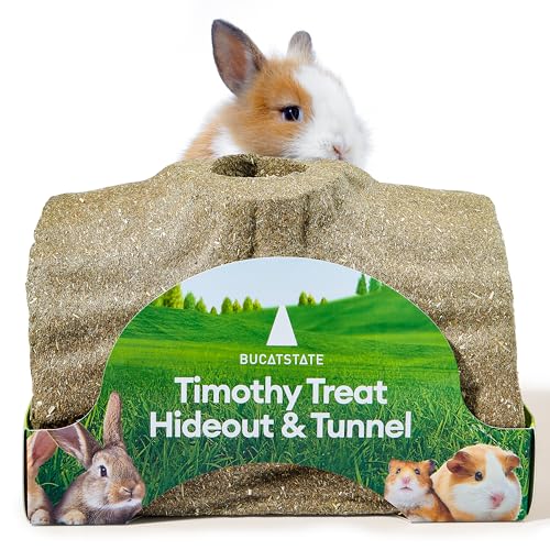 BUCATSTATE Timothy Leckerliversteck für Meerschweinchen, Zwergkaninchen, Häschen und Chinchillas, Meerschweinchen, Kauspielzeug und Hütte für Zähne, extra groß BUCATSTATE Timothy Leckerliversteck für Meerschweinchen, Zwergkaninchen, Häschen und Chinchillas, Meerschweinchen, Kauspielzeug und Hütte für Zähne, extra groß von BUCATSTATE