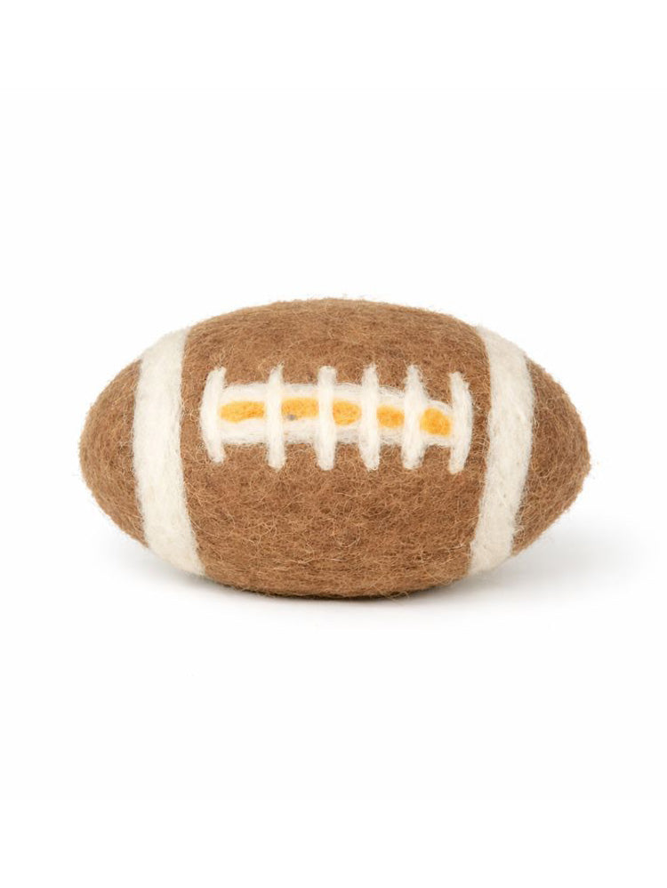 FOOTBALL BUDDY. Hundespielzeug aus Schafwolle - ideal zum Apportieren, schwimmt im Wasser von BUDDY. Hundezubehör