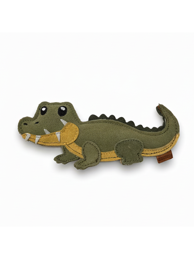 KLEINES KROKODIL BUDDY. Hundespielzeug aus Leder - Handmade für Bissfestigkeit - ohne Qutieschen KLEINES KROKODIL BUDDY. Hundespielzeug aus Leder - Handmade für Bissfestigkeit - ohne Qutieschen von BUDDY. Hundezubehör