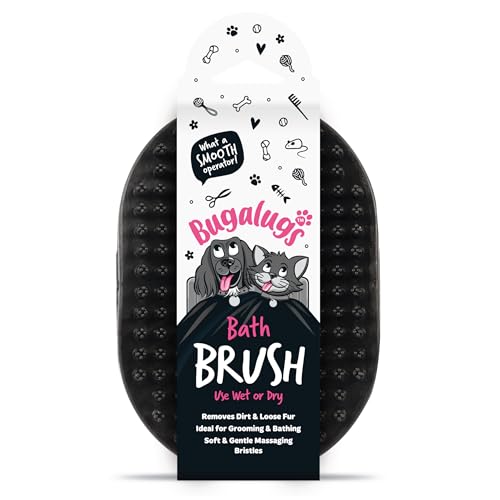 BUGALUGS Die Badebürste kann zusammen mit unserem Hunde-Shampoo (Badebürste) verwendet werden von BUGALUGS