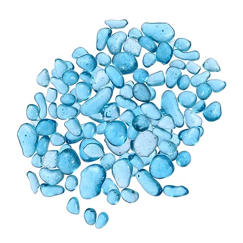 1 Packung Glassteine für Aquarien Dekorative Kristallsteine für Fischkästen und Terrarien Langlebig und Pflegeleicht für DIY Projekte von BUGUUYO