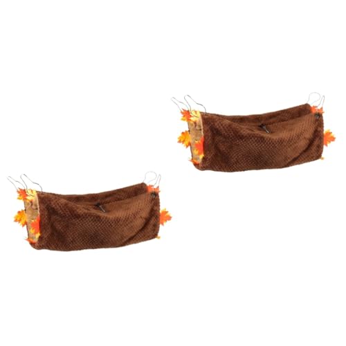 BUGUUYO 2stücke Hamster Tunnel Hammock Kuscheltunnel Für Kleine Tiere Weicher Und Warmer Pet Tunnel Für Chinchillas Meerschweinchen Und Zwerghamster Für Käfige Und Spielbereiche von BUGUUYO