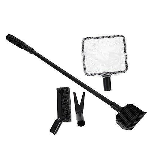 BUGUUYO Aquarium Fische 4 1 Aquarium Reinigungsset Algenbürste Kiesrechen Reinigungswerkzeug Für Aquarienpflege Und Reinigung Effektiv Gegen Algen Und Schmutz Aquarium Reiniger BUGUUYO Aquarium Fische 4 1 Aquarium Reinigungsset Algenbürste Kiesrechen Reinigungswerkzeug Für Aquarienpflege Und Reinigung Effektiv Gegen Algen Und Schmutz Aquarium Reiniger von BUGUUYO