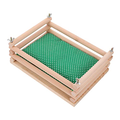 BUGUUYO Bequeme Atmungsaktive Hamster-hängematte Aus Holz Zum Aufhängen Warmes Baumwollpad Heimtierbedarf Hamsternest BUGUUYO Bequeme Atmungsaktive Hamster-hängematte Aus Holz Zum Aufhängen Warmes Baumwollpad Heimtierbedarf Hamsternest von BUGUUYO