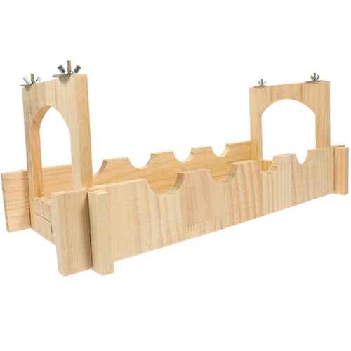 BUGUUYO Meerschweinchen Haustier Käfig Zubehör Holz Hamster Brücke Haustier Versteck Spielzeug BUGUUYO Meerschweinchen Haustier Käfig Zubehör Holz Hamster Brücke Haustier Versteck Spielzeug von BUGUUYO