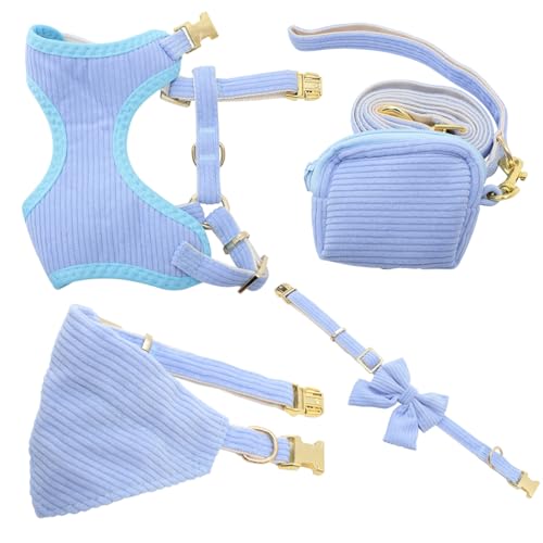 BUGUUYO Hundeleinen-Set Welpe Tragbare Weste Fliege Halsband Bandana Kotbeutelspender S BUGUUYO Hundeleinen-Set Welpe Tragbare Weste Fliege Halsband Bandana Kotbeutelspender S von BUGUUYO