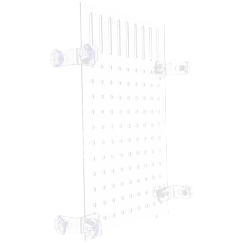 BUGUUYO 1 Satz Isolationsplatte Für Fischbecken Teiler Für Zuchtbrütereien Fallteiler Für Die Fischzucht Aquarium-trennwand Aquarientrenner Aquarium-Panel Lagertank Acryl Saugnapf von BUGUUYO