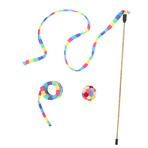 BUGUUYO 1satz Katzenangel Spielzeug Mit Bunten Federn Und Interaktivem Teaser Langer Faden Für Kätzchen Für Spiel Und Training Fördert Die Beweglichkeit Und Spaß BUGUUYO 1satz Katzenangel Spielzeug Mit Bunten Federn Und Interaktivem Teaser Langer Faden Für Kätzchen Für Spiel Und Training Fördert Die Beweglichkeit Und Spaß von BUGUUYO