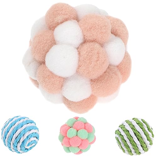 BUGUUYO 1 Satz Katzenspielzeugball Ballspielzeug für Katzen Hauskatzen Katzenspielzeug aus Seil Kitten Katzen kratzball cat Toy Bälle für Katzen Kratzball für Kätzchen Sisalkugel BUGUUYO 1 Satz Katzenspielzeugball Ballspielzeug für Katzen Hauskatzen Katzenspielzeug aus Seil Kitten Katzen kratzball cat Toy Bälle für Katzen Kratzball für Kätzchen Sisalkugel von BUGUUYO