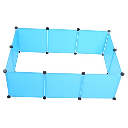 BUGUUYO 1 Satz Kleintierzaun Haustierzaun Haustiergehege Kleintierkäfig DIY Tiergehege Hamsterkäfigzaun Welpen Laufstall Tierlaufstall Kätzchen-Laufstall für drinnen Katzenzaun pp Sky-Blue BUGUUYO 1 Satz Kleintierzaun Haustierzaun Haustiergehege Kleintierkäfig DIY Tiergehege Hamsterkäfigzaun Welpen Laufstall Tierlaufstall Kätzchen-Laufstall für drinnen Katzenzaun pp Sky-Blue von BUGUUYO