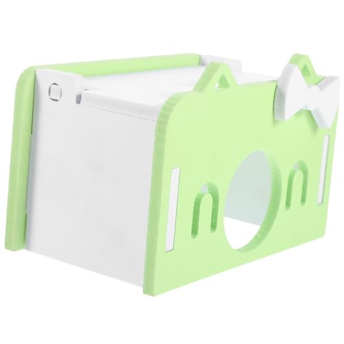 BUGUUYO Elegantes PVC- für Meerschweinchen Hamster Versteck Ratten Chinchilla Schlafhaus Nest für Haustiere Käfigzubehör BUGUUYO Elegantes PVC- für Meerschweinchen Hamster Versteck Ratten Chinchilla Schlafhaus Nest für Haustiere Käfigzubehör von BUGUUYO