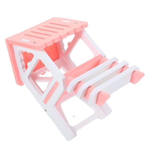 BUGUUYO 2-in-1-hamsterversteck Und - Doppelstöckiges Design Mit Leiter Haustierzubehör Aus Robustem PVC Langlebig Für Meerschweinchen von BUGUUYO