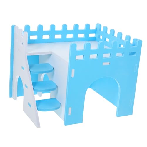 BUGUUYO Versteckhaus Aus Echtholz Mit Leiter PVC-Material Für Meerschweinchen Und Hamster Doppellagiges Versteck Für Spielzeug Für Haustiere BUGUUYO Versteckhaus Aus Echtholz Mit Leiter PVC-Material Für Meerschweinchen Und Hamster Doppellagiges Versteck Für Spielzeug Für Haustiere von BUGUUYO