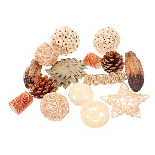 BUGUUYO Papagei Spielzeug Box 16PC Rattan Kauen Spielzeug Sicher Vogel Spielzeug für Wellensittich Sittich Ara von BUGUUYO