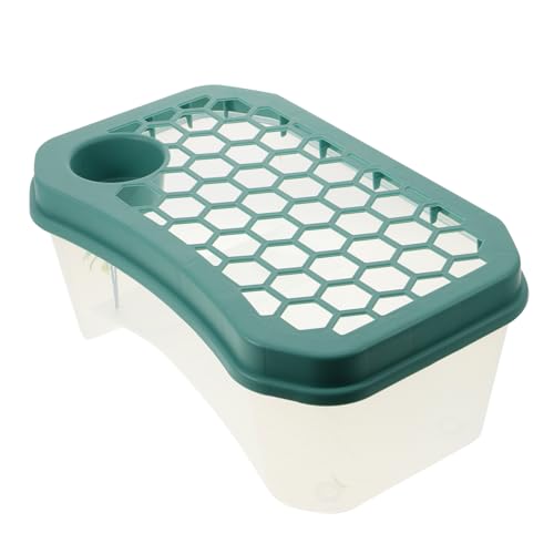 BUGUUYO Schildkrötenbecken mit Sonnenplattform sicher für Reptilien Schildkröten-Lebensraumbecken Plastikschildkrötenaquarium Haushaltsschildkrötenbecken BUGUUYO Schildkrötenbecken mit Sonnenplattform sicher für Reptilien Schildkröten-Lebensraumbecken Plastikschildkrötenaquarium Haushaltsschildkrötenbecken von BUGUUYO