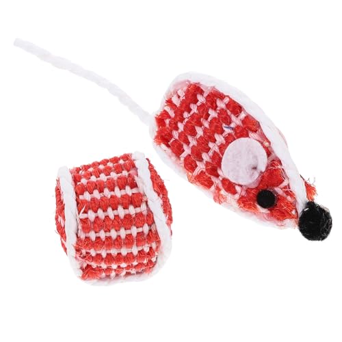 BUGUUYO 1 Satz Spielzeugmäuse für Katzen interaktives Spielzeug Kitten Tragbares Spielzeug Kid e Cats Kätzchen Katzenspielzeug bewegen Spielzeug für Katzen Katzenspielzeug Mäuse Sisal BUGUUYO 1 Satz Spielzeugmäuse für Katzen interaktives Spielzeug Kitten Tragbares Spielzeug Kid e Cats Kätzchen Katzenspielzeug bewegen Spielzeug für Katzen Katzenspielzeug Mäuse Sisal von BUGUUYO