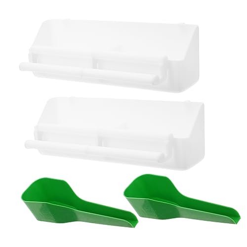BUGUUYO 4-teiliges Set Vogel Feeder Papagei Taube Waterer Käfig Zubehör Haustier Vogel Pflege von BUGUUYO
