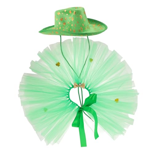 BUGUUYO 1 Satz Urlaubskleidung Für Haustiere Hundekleid Hundekostüme Hund Zylinder Welpe Hunde Spinnenkostüm Hundekostüm Halloween Bekleidung Für Haustiere Kostüme Für Hunde Green Stoff von BUGUUYO