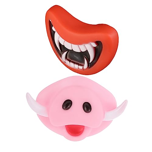 BUGUUYO 1satz Hundespielzeug Halloween-Themed Kauspielzeuge Für Hunde Unzerstörbare Interaktive Vinyl Spielzeuge Zur Zahnpflege Spaß Und Unterhaltung Für Haustiere Rot von BUGUUYO
