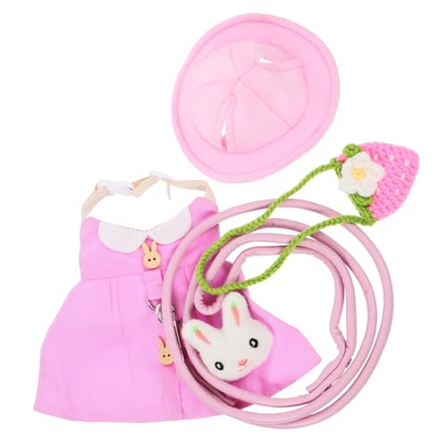 BUGUUYO Kuschelkleidungsset Für Hasen Und Meerschweinchen Mit Leine Tasche Minimütze Haustier-Outfit Für Ausflüge BUGUUYO Kuschelkleidungsset Für Hasen Und Meerschweinchen Mit Leine Tasche Minimütze Haustier-Outfit Für Ausflüge von BUGUUYO