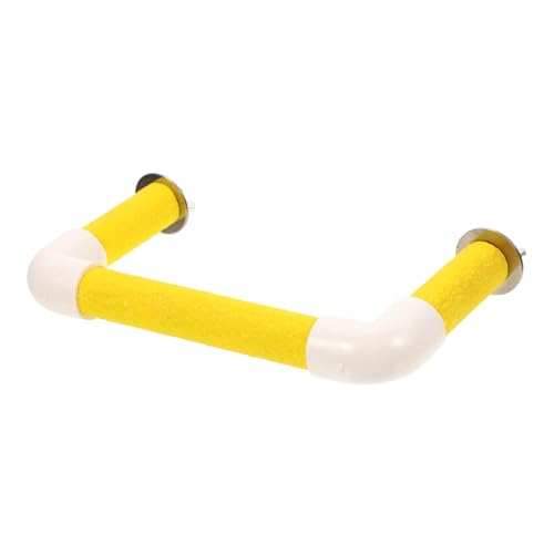 BUGUUYO Papageien-plattform-ständer-Set Vogel-sitzstange Spielzeug Für Nymphensittiche U-förmiges Design Gelb 12 cm Stabil BUGUUYO Papageien-plattform-ständer-Set Vogel-sitzstange Spielzeug Für Nymphensittiche U-förmiges Design Gelb 12 cm Stabil von BUGUUYO