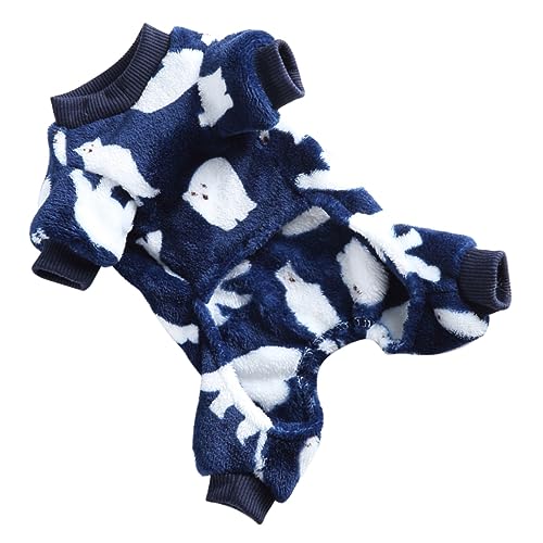 BUGUUYO 1 Stück Hunde Pyjama Kleidung Für Welpen Bezaubernde Hundekleidung Hundepflege Oberteil Große Hunde Haustier Pyjama Hundegröße Für Weihnachten Pyjama Warmes Hundekostüm von BUGUUYO