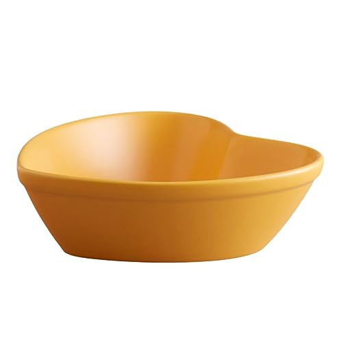 BUGUUYO 1 Stück Katzennapf pet Water Bowl pet Supplies Katzenfutter-Schüssel Hundehaufen katzentasse schwer Katzennäpfe Futternapf für Haustiere Heimtierbedarf Hundenapf Keramik Yellow von BUGUUYO