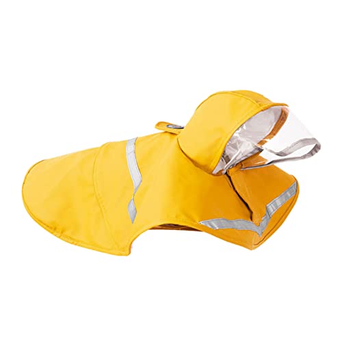 BUGUUYO 1 Stück Regenjacke für Haustiere Warnschutz Regenjacke hunderegenmantel kleine Hundemäntel Regenmantel mit Kapuze für Hunde wimperntusche Haustier-Regentuch Hund Regen Slicker BUGUUYO 1 Stück Regenjacke für Haustiere Warnschutz Regenjacke hunderegenmantel kleine Hundemäntel Regenmantel mit Kapuze für Hunde wimperntusche Haustier-Regentuch Hund Regen Slicker von BUGUUYO