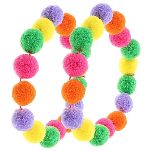 BUGUUYO 5 Sets Verstellbares Katzenhalsband Im Plüschdesign Hundehalsband Zubehör Wiederverwendbares Haustierhalsband Für Spaß Im Freien 2 Stück * 5 von BUGUUYO