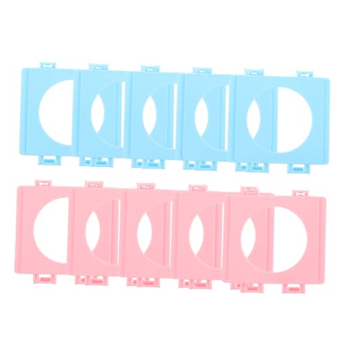 BUGUUYO 10 Stück Tunnelanschlüsse für Kleine Haustiere Anpassbare und Baffle Platten für Flexible Käfigkonfigurationen von BUGUUYO