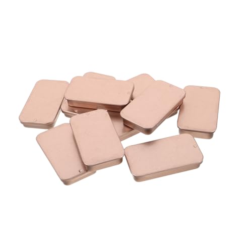 BUGUUYO 10 Stück Vogeltrainingsbox Futtertopf Für Papageien Sichtweite Food Bowl Vogelfütterer Futtermittel Für Vögel Vogelfuttergericht Kleiner Vogelfutterbehälter Metall Roségold von BUGUUYO