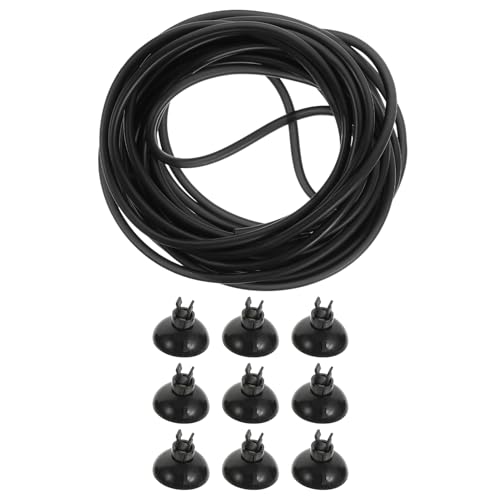 BUGUUYO 10 Teiliges Set Aquarium Zubehör Mit Saugnäpfen Rückschlagventil Und Blasestein Für Optimale Belüftung Im Fischbecken Wasserfixatoren Für Aquarien Und von BUGUUYO