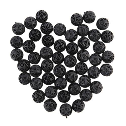 BUGUUYO 100St Aquarienfilter Kanister Wasser Schwamm Aquarium Anlage Water Purifier su arıtma cihazı Filter medium Filtermaterial für Teich Filterkugeln biologische Bälle Plastik Black BUGUUYO 100St Aquarienfilter Kanister Wasser Schwamm Aquarium Anlage Water Purifier su arıtma cihazı Filter medium Filtermaterial für Teich Filterkugeln biologische Bälle Plastik Black von BUGUUYO