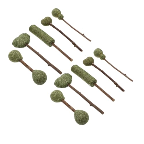 BUGUUYO 10Stücke Teiliges Katzenminze Lollipop Interaktive Katzenspielzeuge Für Fördert Spielvergnügen Und Verdauung Für Katzen Snacks Und Beschäftigung von BUGUUYO