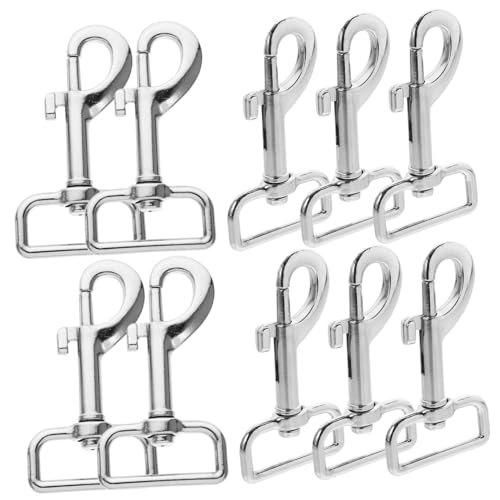 BUGUUYO 10er Set Hundeleinen Clip Schwerlast Auslöser Hundeleinen Schnalle Ersatz Robuste Bolt Snaps Für Hunde Sicherer Leinenverschluss Für Haustiere von BUGUUYO