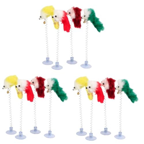 BUGUUYO 3sets Frühling Katze Spielzeug Interaktive Mäuse Pet Spielzeug Scratch-stärken 4 Stücke * 3 BUGUUYO 3sets Frühling Katze Spielzeug Interaktive Mäuse Pet Spielzeug Scratch-stärken 4 Stücke * 3 von BUGUUYO
