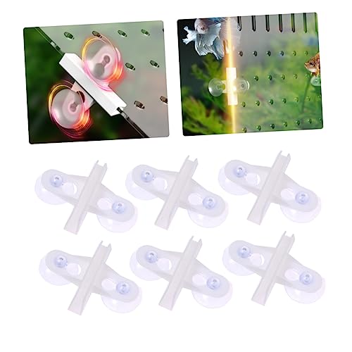 BUGUUYO 15stücke Aquarium Saugnapf Separator Clip Kunststoff Trennwand Für Fischbecken Fütterung Und Isolation Verschiedener Fische Weiß BUGUUYO 15stücke Aquarium Saugnapf Separator Clip Kunststoff Trennwand Für Fischbecken Fütterung Und Isolation Verschiedener Fische Weiß von BUGUUYO