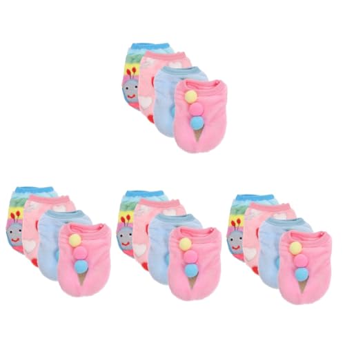 BUGUUYO 16 STK Hasenkleidung warme Haustierhemden Welpenmantel Schneeanzug für Hunde Welpenpullover pet Supplies hundewintermantel Foto-Requisite Wärmekleidung für Welpen Korallenvlies BUGUUYO 16 STK Hasenkleidung warme Haustierhemden Welpenmantel Schneeanzug für Hunde Welpenpullover pet Supplies hundewintermantel Foto-Requisite Wärmekleidung für Welpen Korallenvlies von BUGUUYO