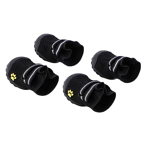 BUGUUYO 1Satz Hundeschuhe Für Große Atmungsaktive rutschfeste Outdoor Bergsteigerschuhe Für Innen Und Außenbereich Mit Optimalem Pfotenschutz Und Hoher von BUGUUYO