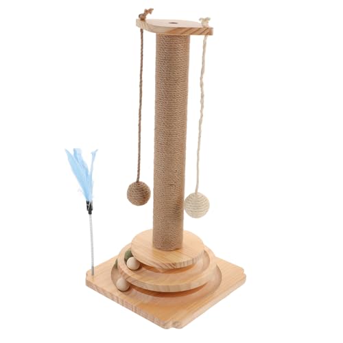 BUGUUYO Katzenkletterset Für Den Innenbereich Kratzbaum Katzenständer Sisal Für Möbelsicherheit von BUGUUYO